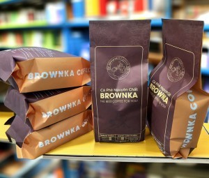 Cà Phê Nguyên Chất Brownka Mix, Dạng Hạt Bịch 1kg